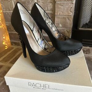 RACHEL Rachel Roy Black Studded Heels